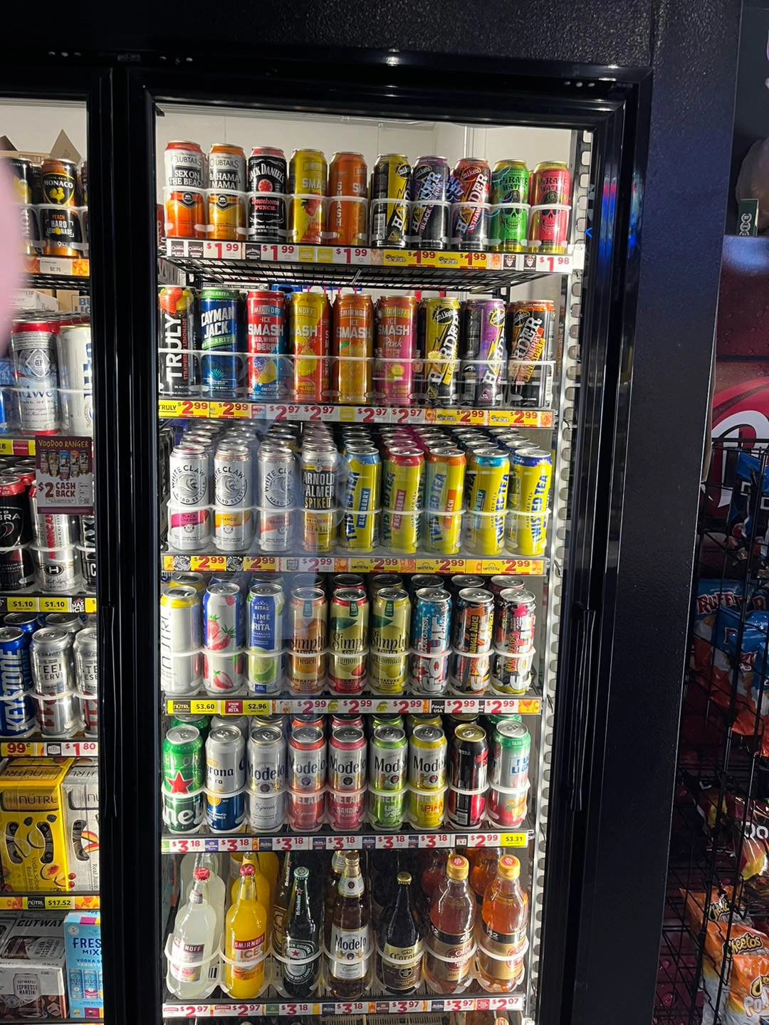 chilled alcoholic beverages sold at liquor store in decatur illinois